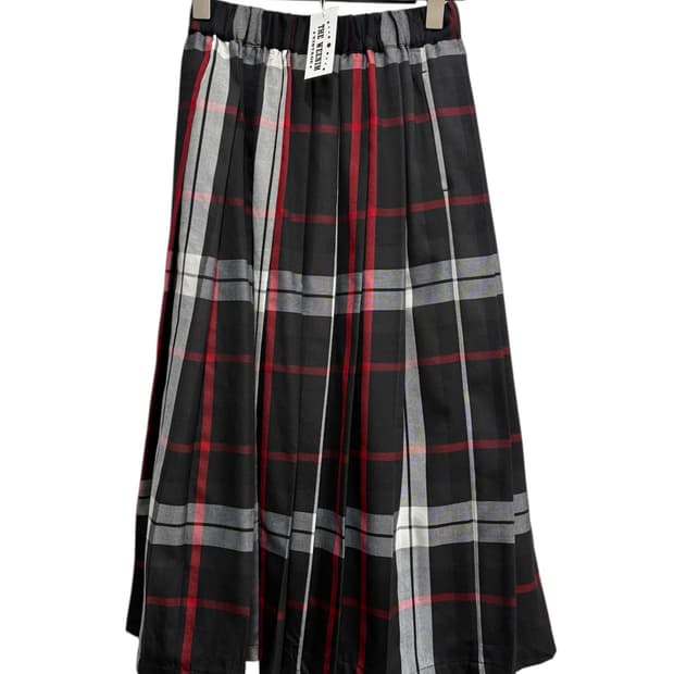 Vintage 체크패턴 롱스커트