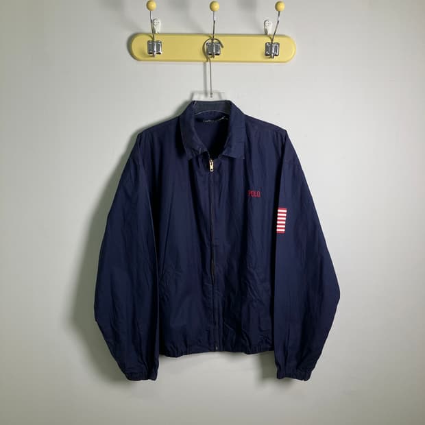 90's 폴로 랄프로렌 네이비 스윙탑 자켓 L