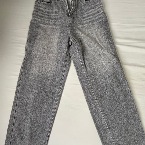 샵페어리 straight icy washing pants grey