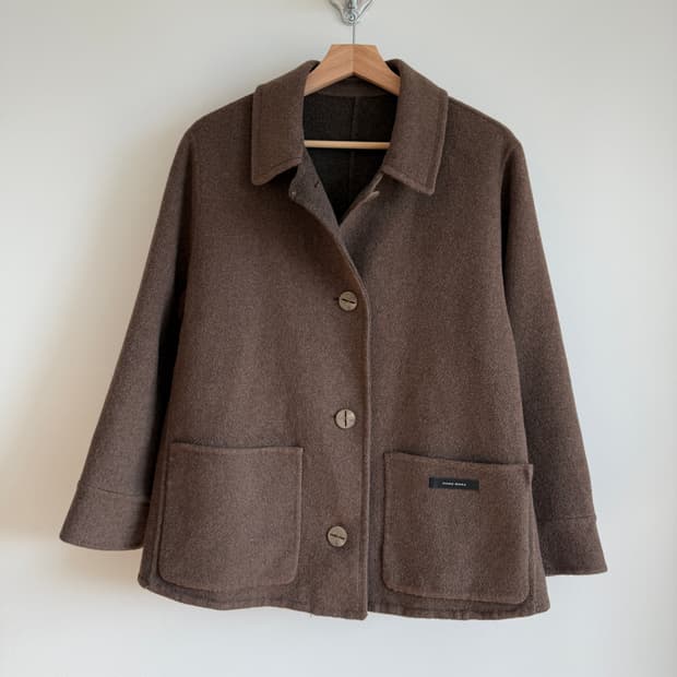 HAND MADE 울&캐시미어 블렌드 자켓