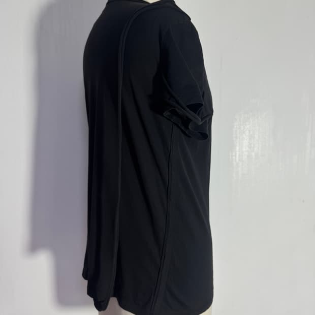 헬무트랭 스트랩 디테일 티셔츠