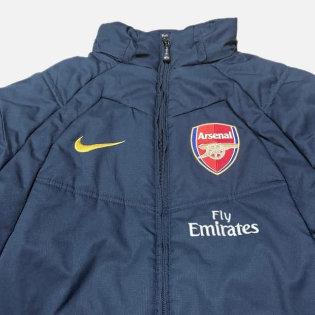 나이키 아스날 경량패딩 네이비