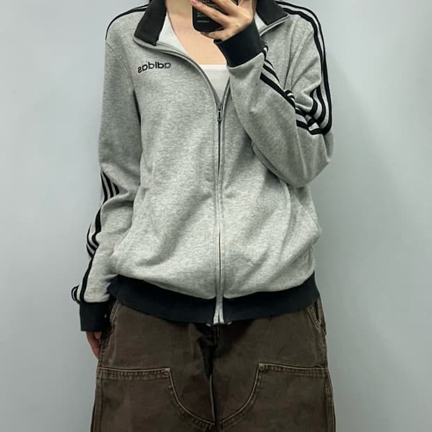 아디다스 대대장 그레이 사이드라인 코튼 져지