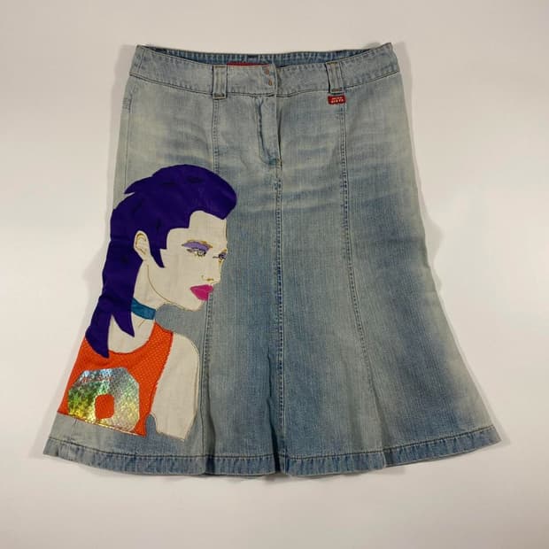 Miss sixty denim skirt 미스 식스티 데님 스커트 y2k