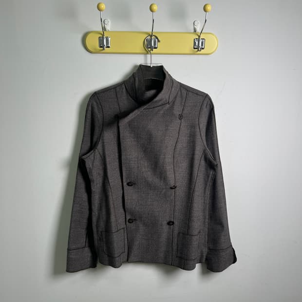 VTG 빈티지 비대칭 더블 브레스트 자켓 