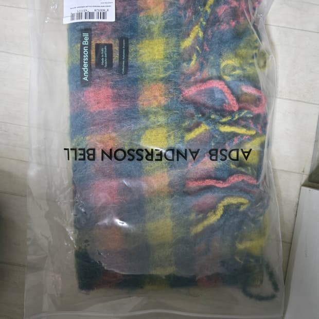 앤더슨벨 베네토 체크 머플러