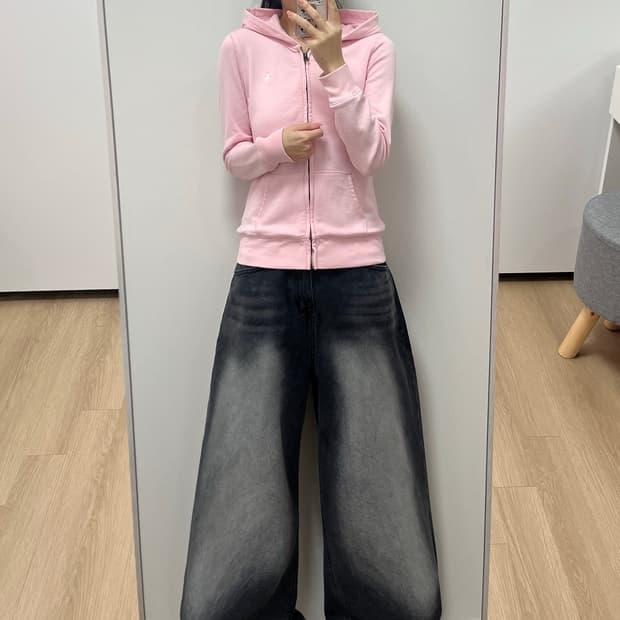 폴로 랄프로렌 신형 화이트 포니 딸기우유 후드집업