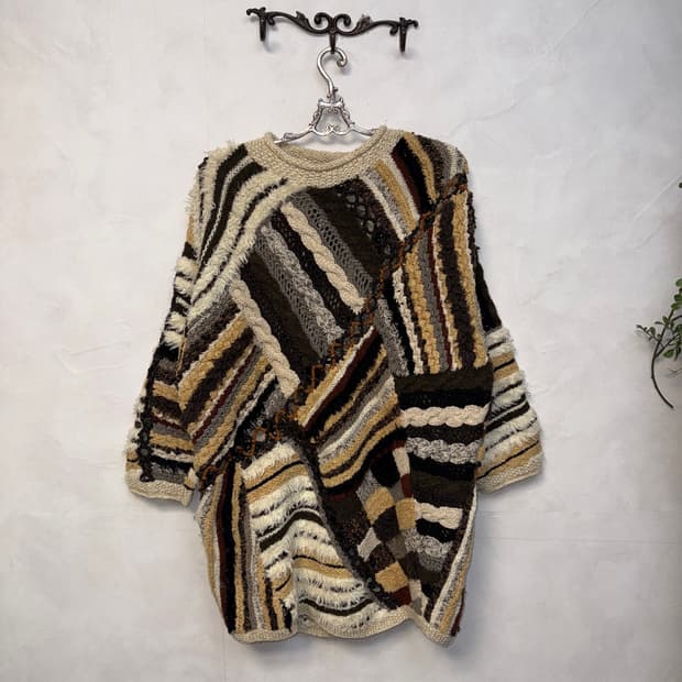 FICCE Yoshiyuki Konishi grunge wool knit