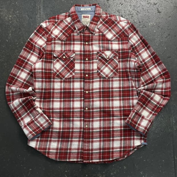 100 리바이스 웨스턴 플란넬 셔츠 