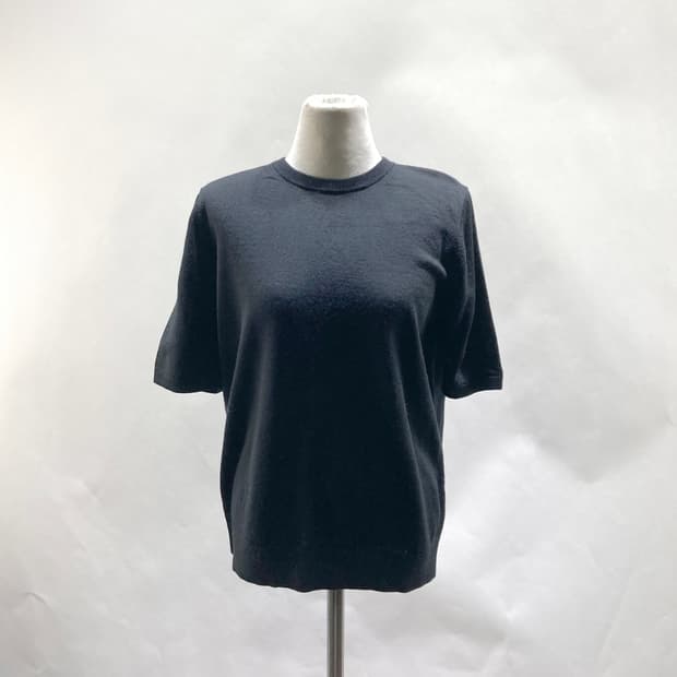 유니클로 여성순모니트반팔 L