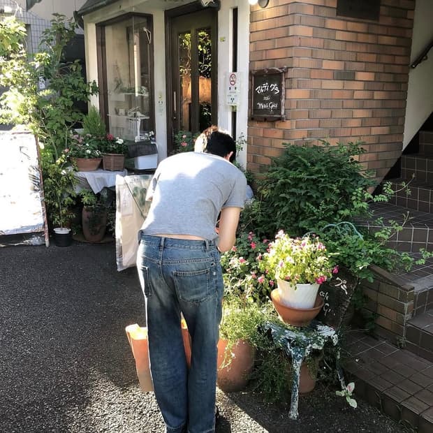 17aw 마르지엘라 컷오프 데님