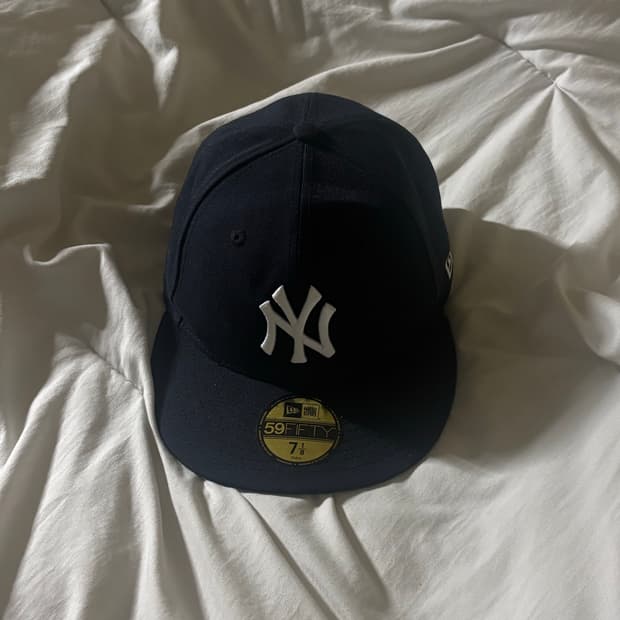 뉴에라 59fifty MLB 어센틱 뉴욕 양키스 게임 네이비