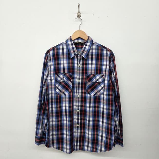 리바이스 체크 남방 셔츠 남L
