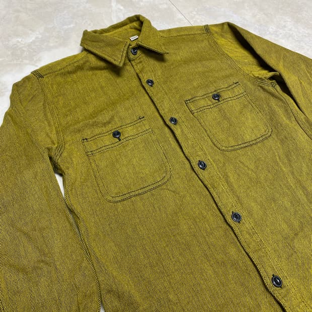 휴스턴 솔리드 비에라 워크셔츠 머스타드 M