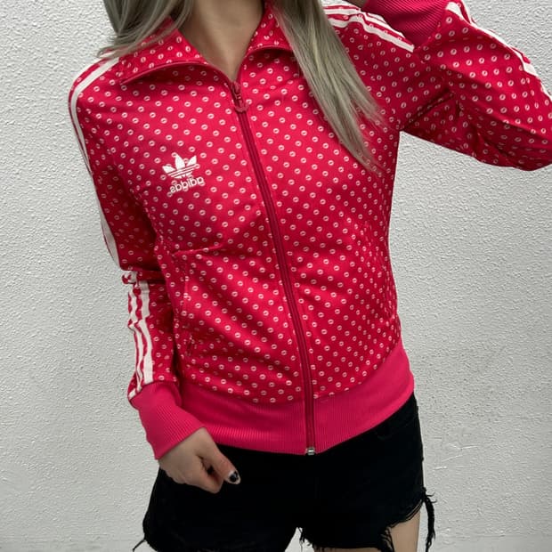 아디다스 파이어버드 립스 핑크 트랙탑 85