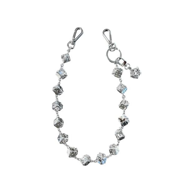 에모스탠스클럽 다이스 체인 화이트실버