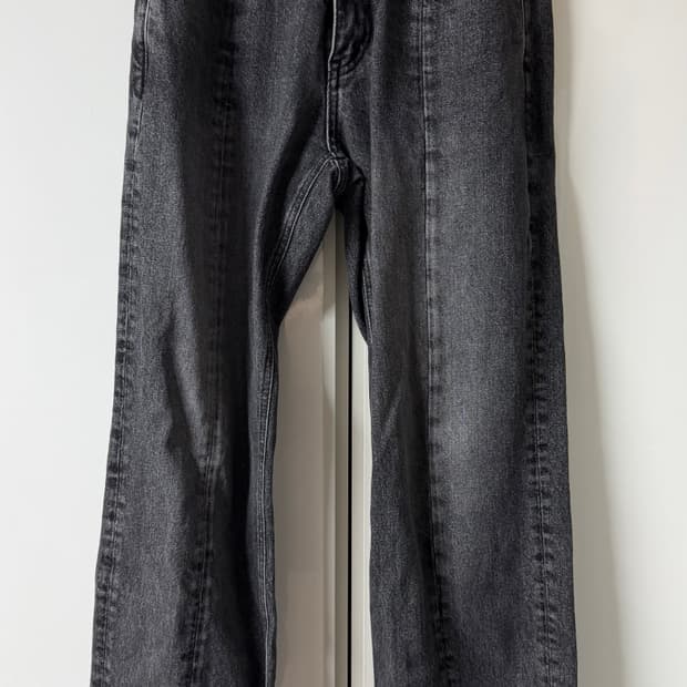 브랜디드 흑청 데님