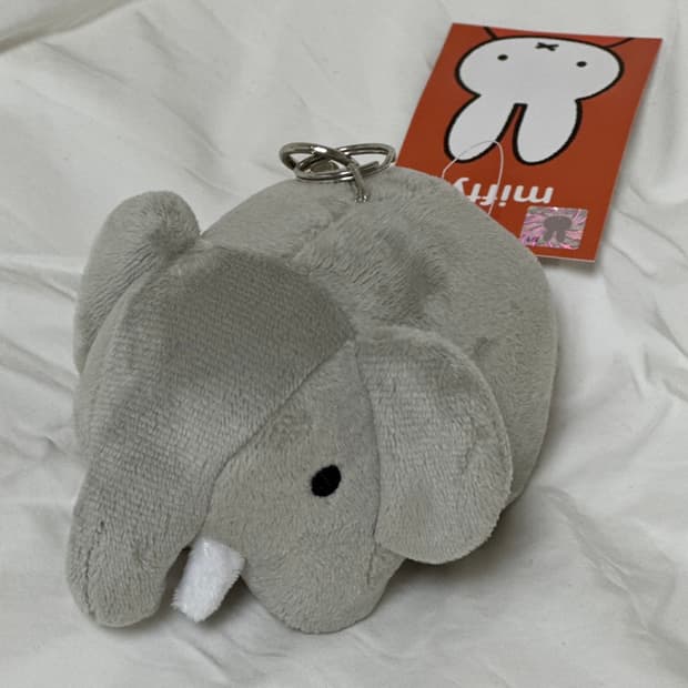 미피 코끼리 인형 키링