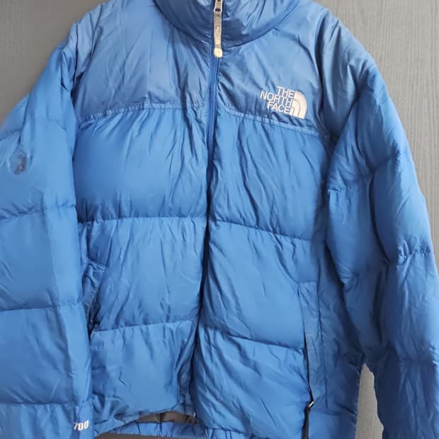 노스페이스 정품 눕시 구스 패딩 95사이즈 팝니다
