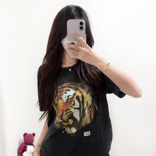 오니츠카타이거 올드스쿨 루즈핏 반팔(m)