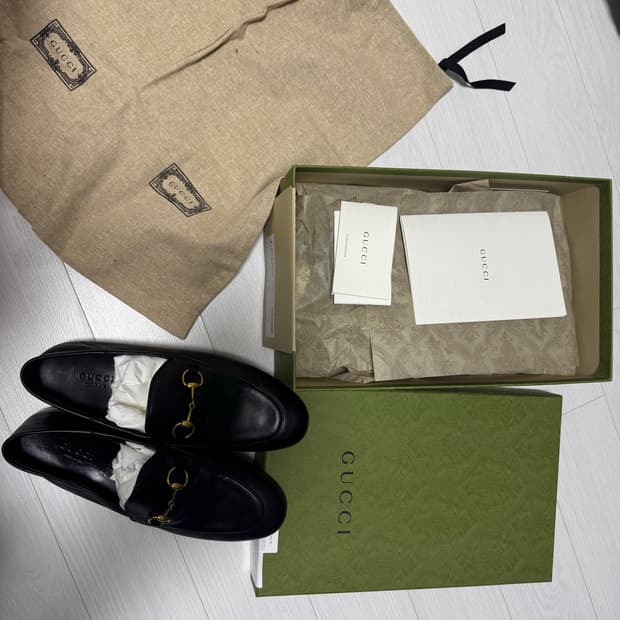 구찌 홀스빗 로퍼 블랙 