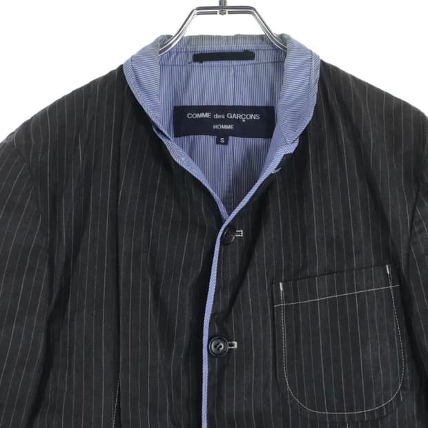  꼼데가르송 옴므 핀스트라이프 자켓