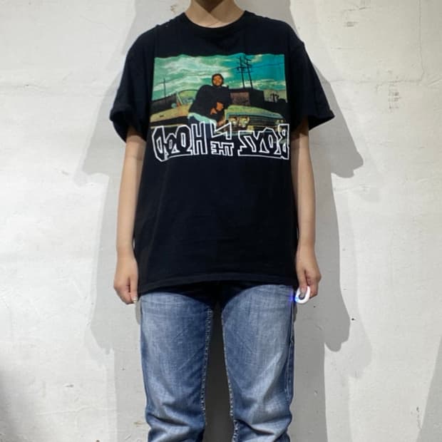 90s 올드스쿨 힙합 보이즈앤후드 아이스큐브 무비 티셔츠 M