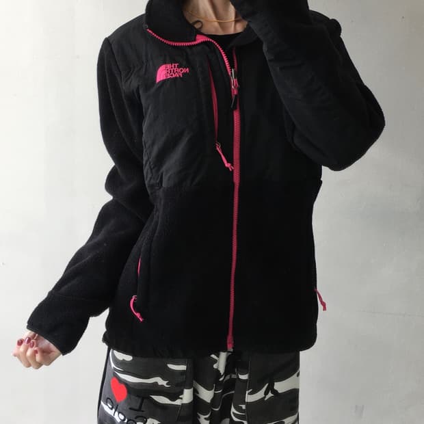 노스페이스 가슴로고 기모자켓