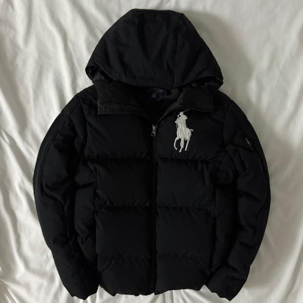 폴로 빅포니 패딩 블랙 XS
