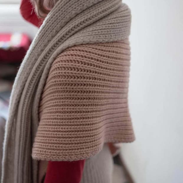 베이스레인지 목도리 스카프 sur sand (아이보리 색상)