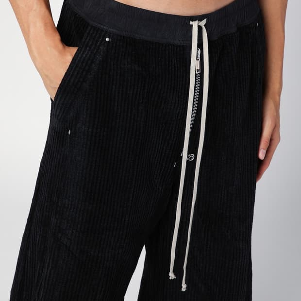 (S) 릭오웬스 다크쉐도우 게스 벨라스 벨벳 팬츠 블랙