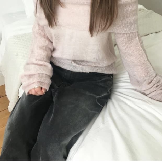 Our cabinet 아워케비넷 모헤어 니트 팝니다