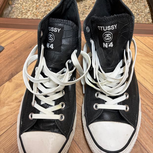 스투시 컨버스 레더 하이 260