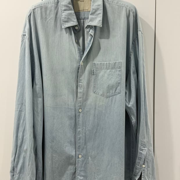 포터리 데님셔츠 사이즈 3