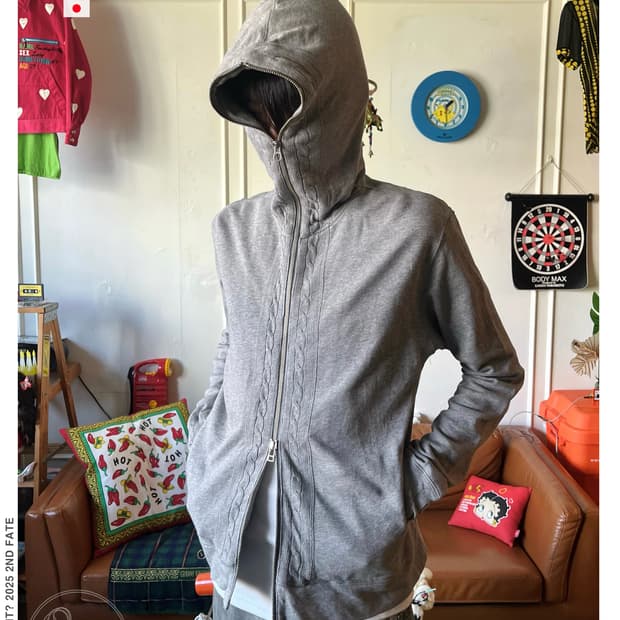 2000s Mens Bigi Full Zip-up Hood Jacket