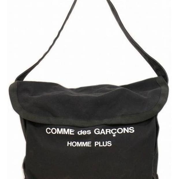꼼데가르송 옴므 플러스 캔버스 메신저백