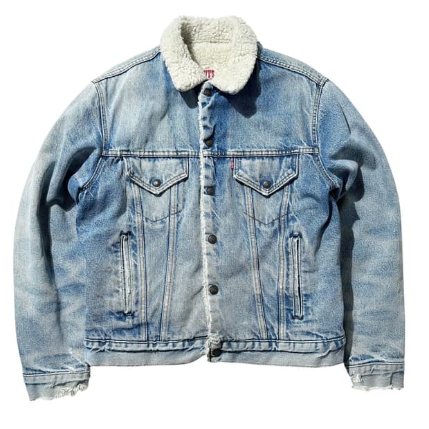 70‘s USA 리바이스 쉐르파 데님 트러커 자켓