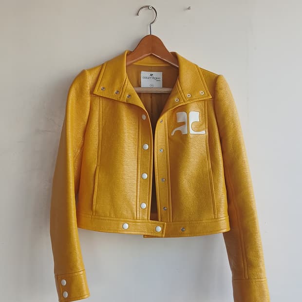 Jacket iconic Courrèges Reedition vynil 