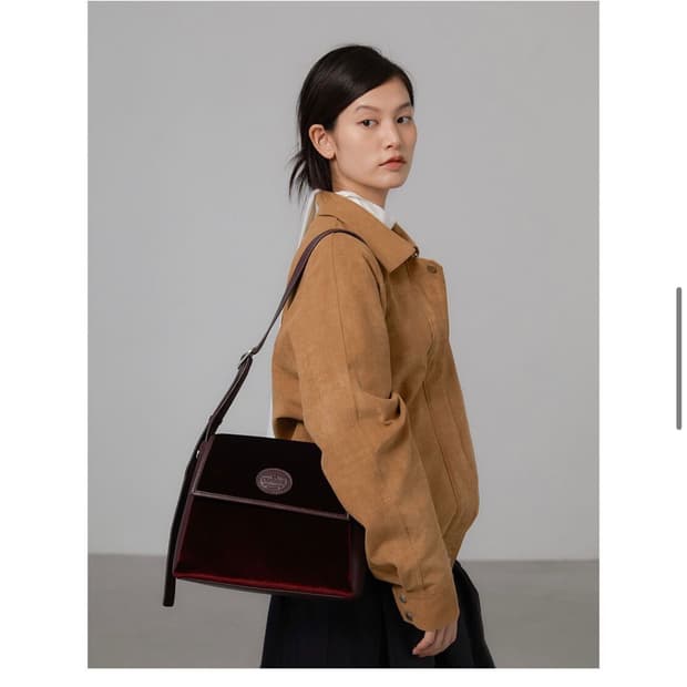 Ie aboone 스웨이드 자켓