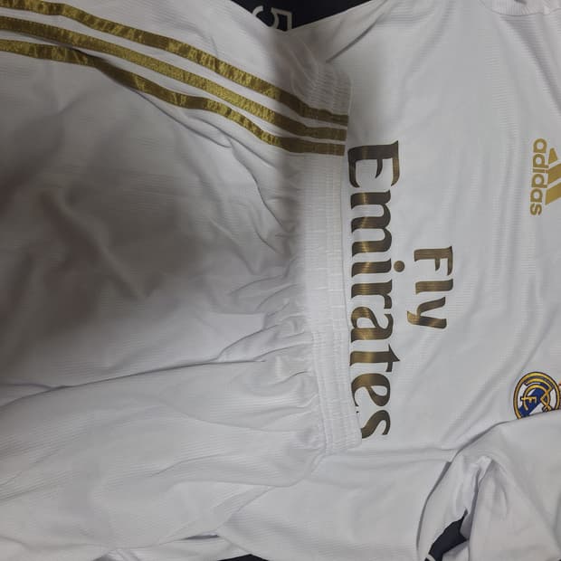 레트로 레알마드리드 축구유니품 반팔 상하의 세트