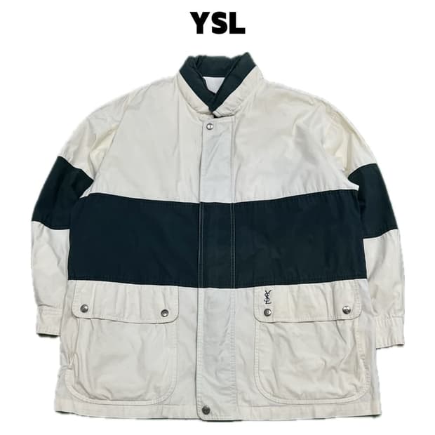 (100) YSL 입생로랑 빈티지 사파리 자켓