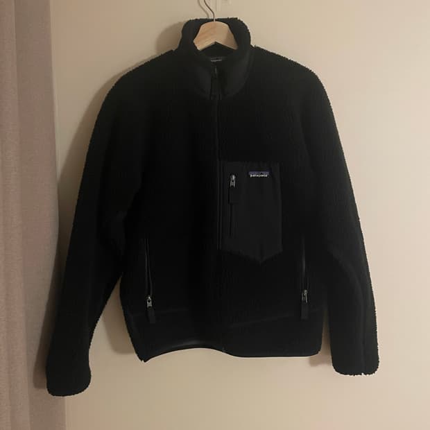 파타고니아 레트로 X  플리스 자켓 블랙