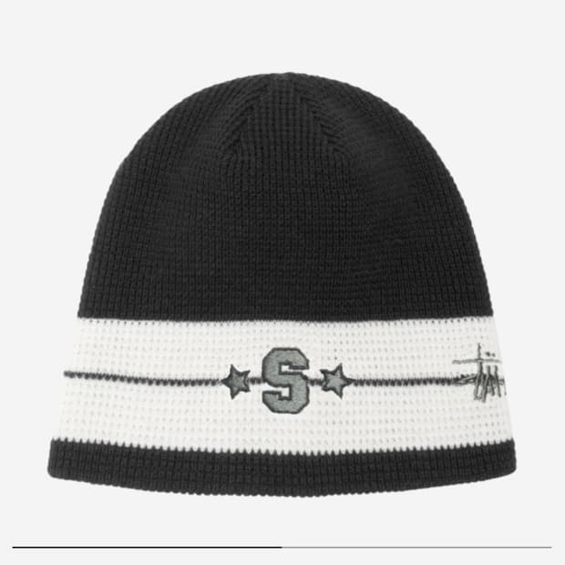 스투시 스타 스컬캡 비니