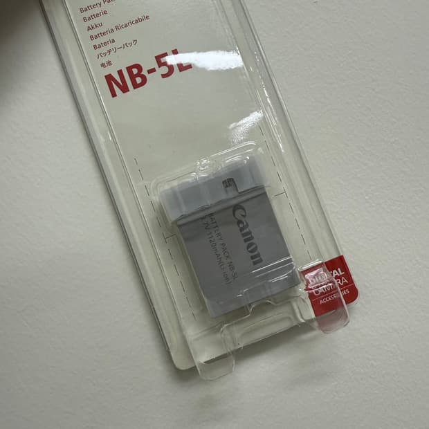캐논 NB-5L 배터리