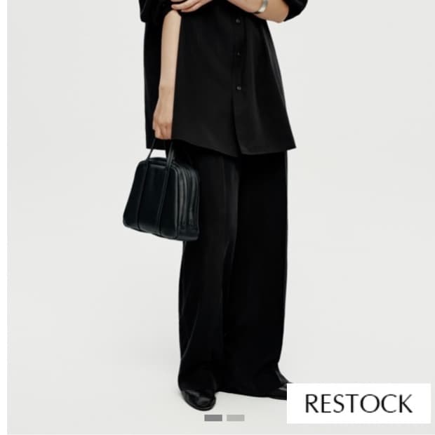 유스 드레이퍼리 스탠드카라 셔츠 m