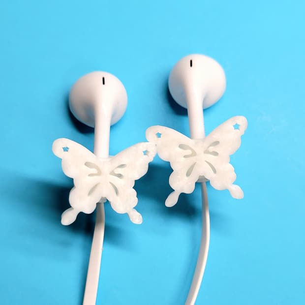 나비 줄이어폰 장식 악세사리