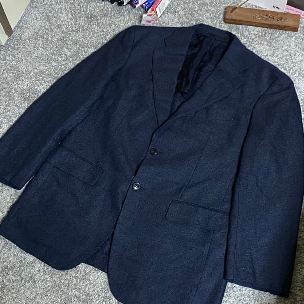 Wool/Cashmere/Silk 2B Blazer