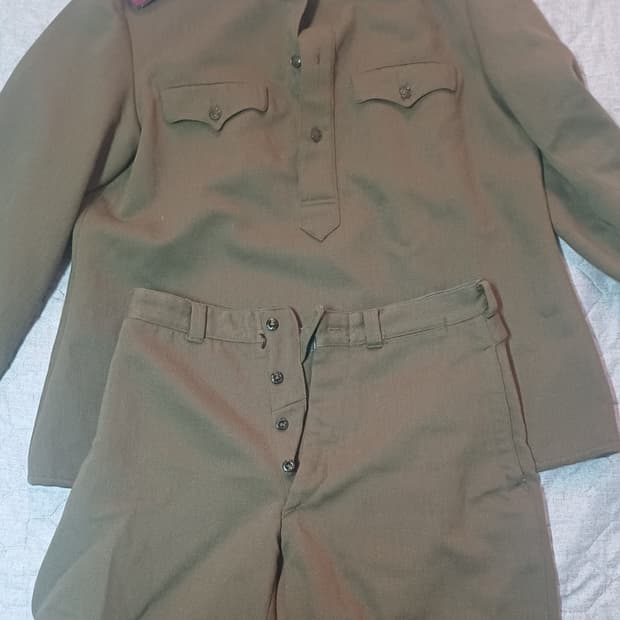 오리지널 2차대전 소련군 M-43 군복 상하의