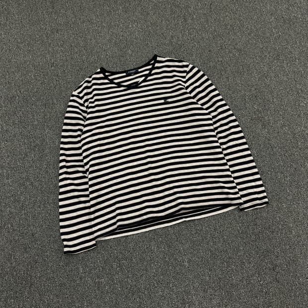 M) 버버리 런던 스트라이프 롱슬리브 긴팔티셔츠