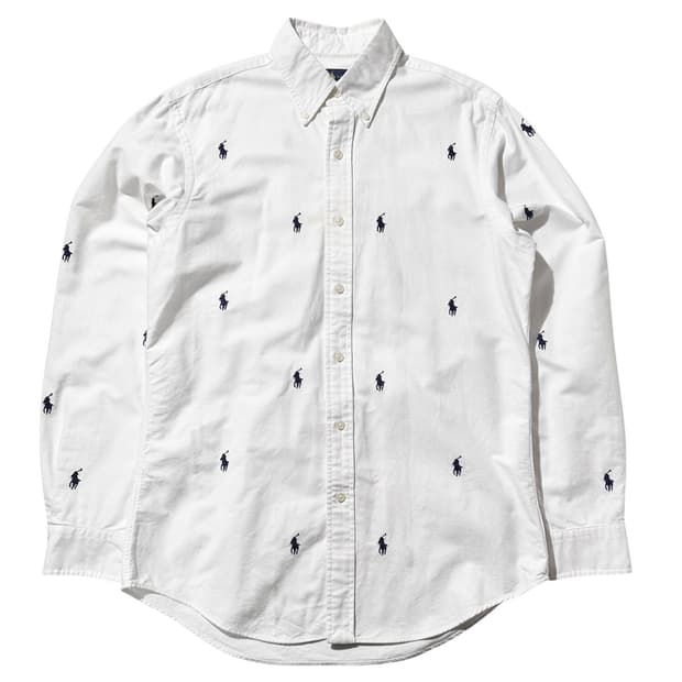 폴로 랄프로렌 멀티 포니 엠브로이디드 셔츠 화이트